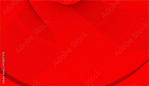 Geomatric shape abstract background red vector image