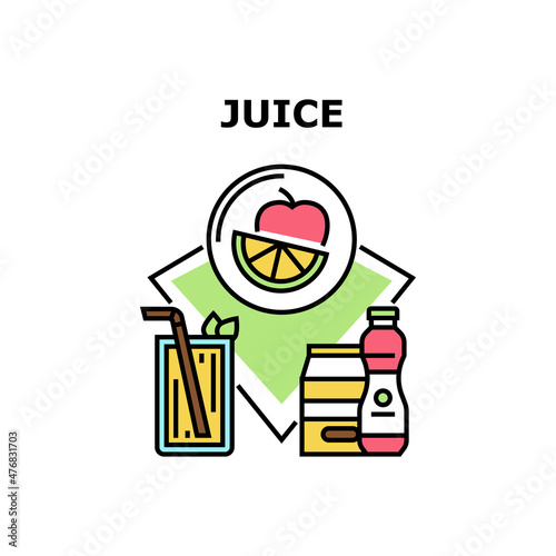 Juice yellow liquid. Juicy drop. Fruit water. Tropical soda. Oil cocktail vector concept color illustration