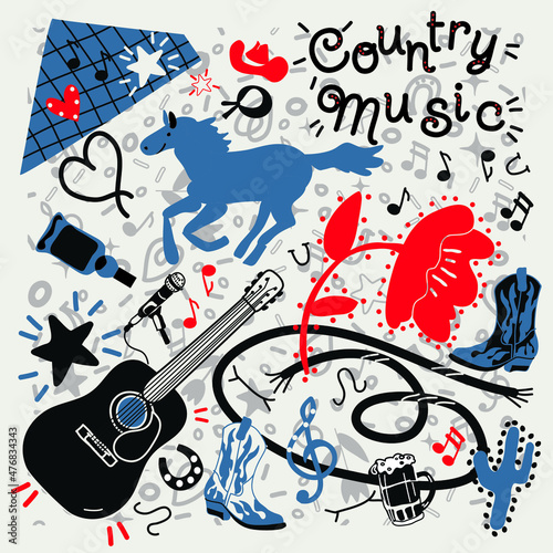 background with instruments