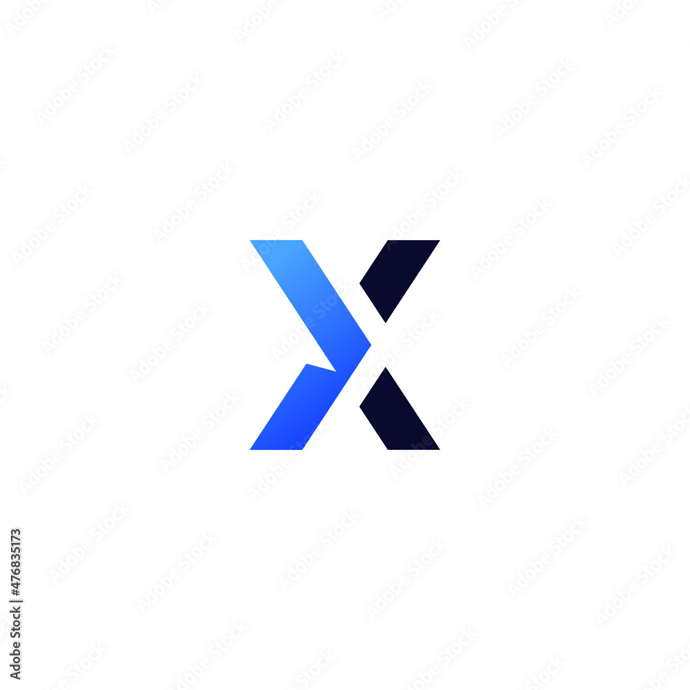 creative monogram letter X logo design template. creative monogram letter X logo design template.