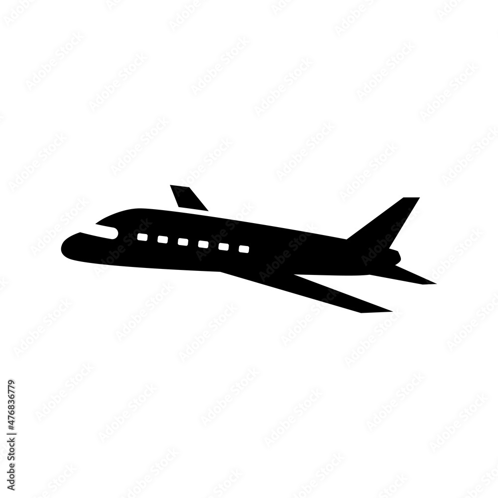 Plane icon design template vector isolated
