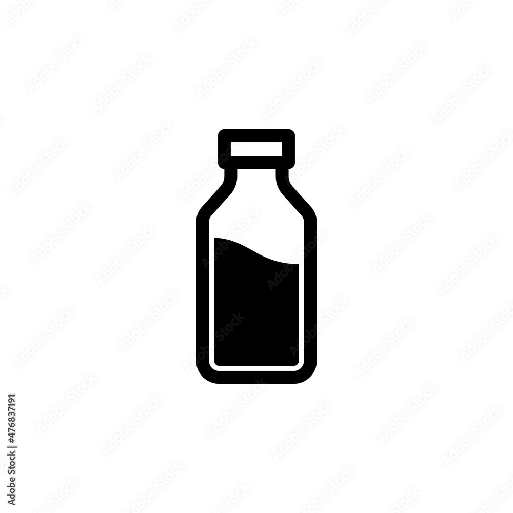 Vial icon design template vector isolated Vial icon design template vector isolated