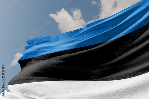 The national flag of Estonia (Estonian: Eesti riigilipp) 