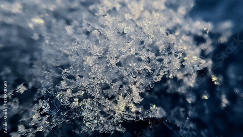 Ice texture in macro photography © EVGENII