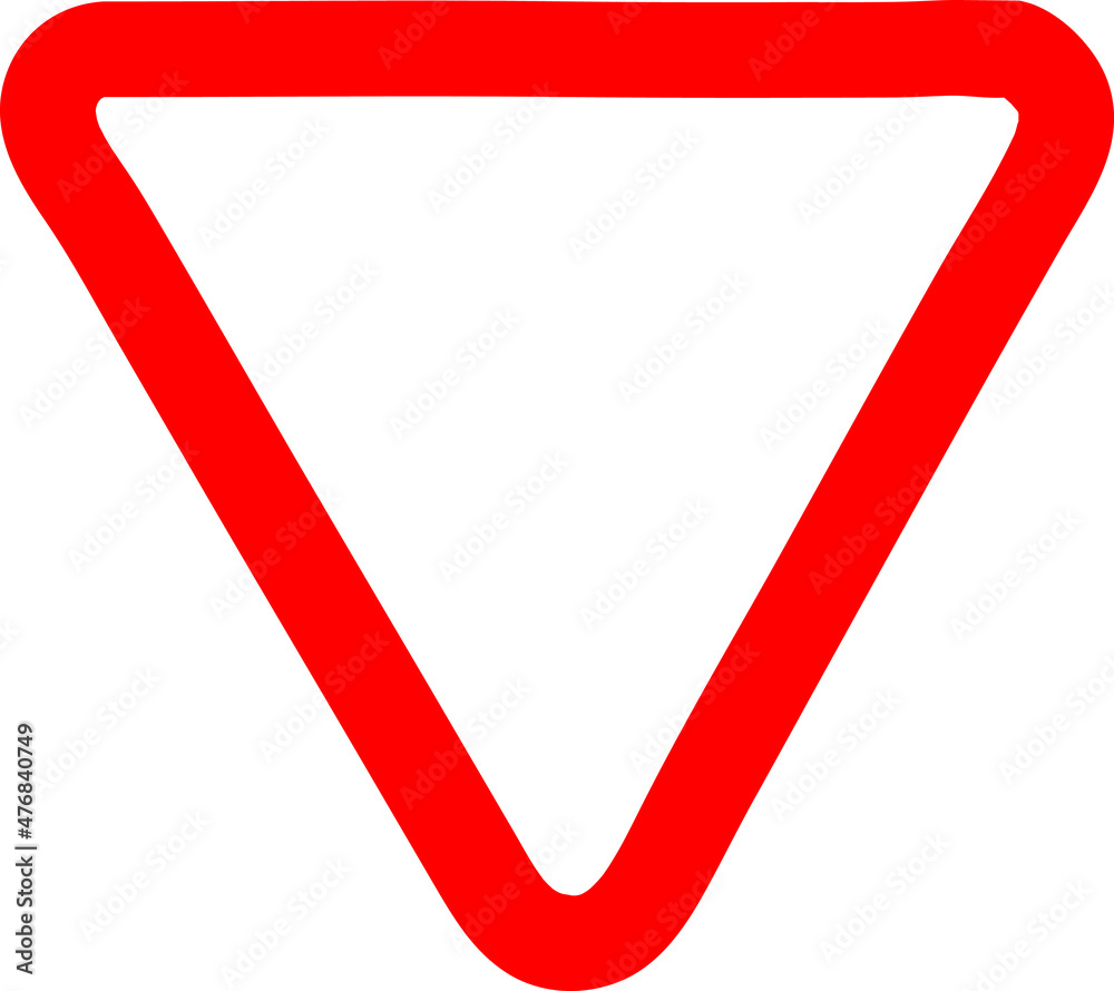 Yield traffic sign icons. illustration for web and mobile design..eps Yield traffic sign icons. illustration for web and mobile design..eps