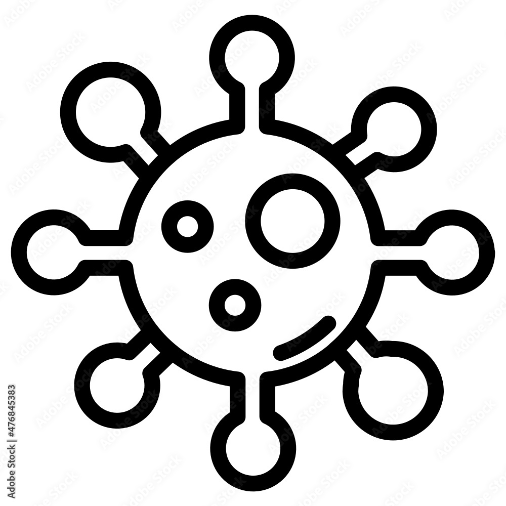 Obraz premium corona virus icon