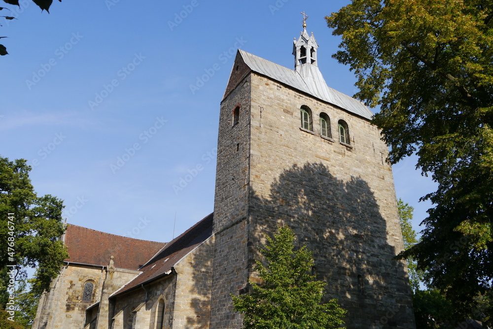 Romanischer Kirchturm Stiftskirche Wunstorf
