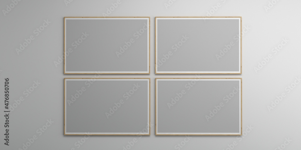 Photo frames isolated on the white wall, Creative mood board mockup template in living room interior, realistic square black frames mockup, vector set. empty framing for your design.3d rendering Photo frames isolated on the white wall, Creative mood board mockup template in living room interior, realistic square black frames mockup, vector set. empty framing for your design.3d rendering