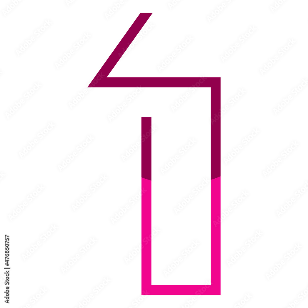 The illustration of number logo vector design. Suitable for iconic logo symbol or sign. The illustration of number logo vector design. Suitable for iconic logo symbol or sign.
