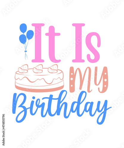Birthday SVG Bundle  Birthday SVG  Birthday Girl svg  Birthday Shirt SVG  Gift for Birthday svg  Hand-lettered Design  Cut files for Cricut