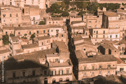 Wonderful View of Modica City Centre, Ragusa, Sicily, Italy, Europe, World Heritage Site