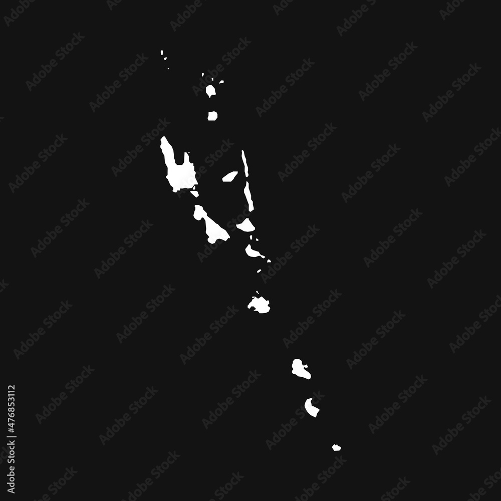High detailed vector map Vanuatu High detailed vector map Vanuatu