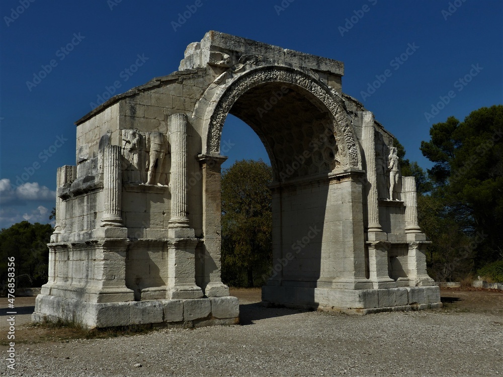 Bogen von Glanum / Triumphbogen / Les Antiques in Saint-Remy-de-Provence
