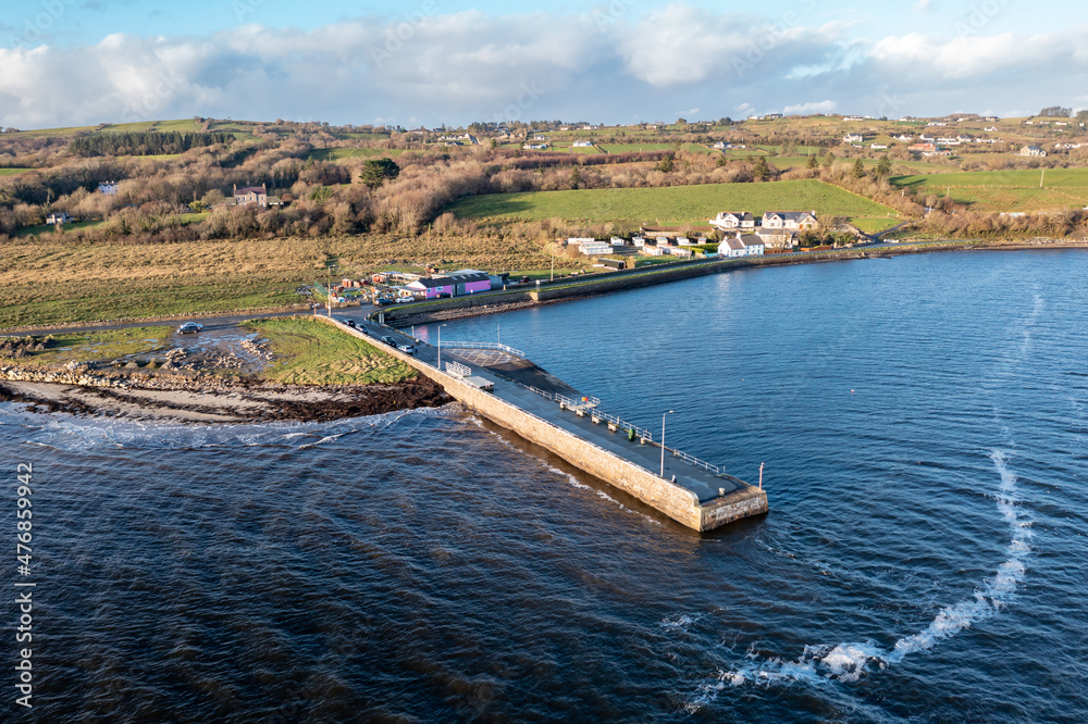 The pier in Mountcharles in County Donegal - Ireland.