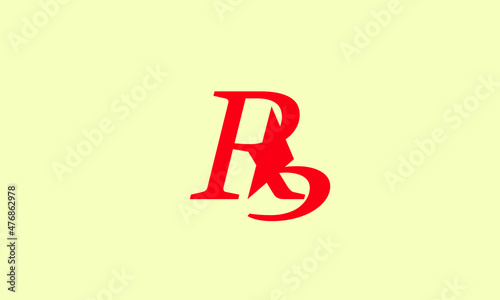 Alphabet letters Initials Monogram logo RB, BR, R and B