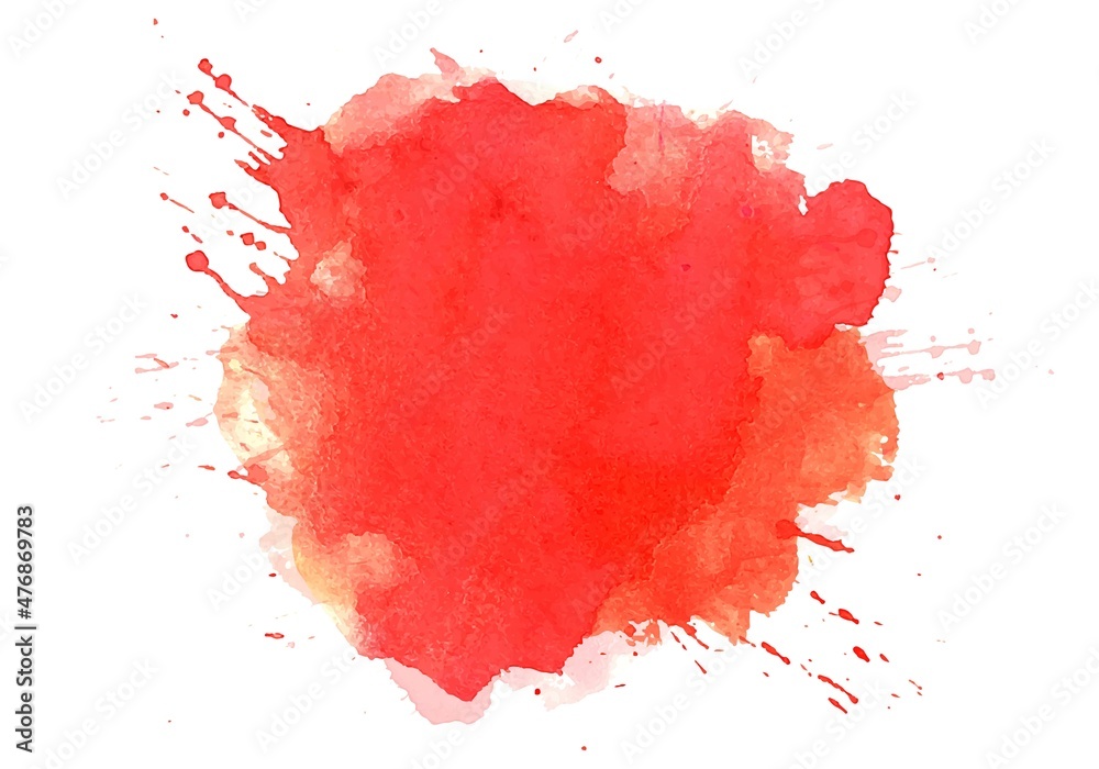 Abstract colorful watercolor splash texture design
