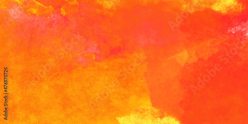 Valokuvatapetti abstract orange painting abstract watercolor background useful for any project where a platter of color makes the difference with copy space for text abstract texture grunge background