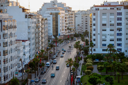 Views of the medina of the Moroccan city of Tangier.
