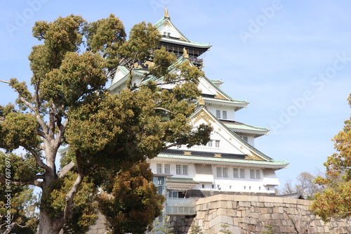 大阪城　お城　観光