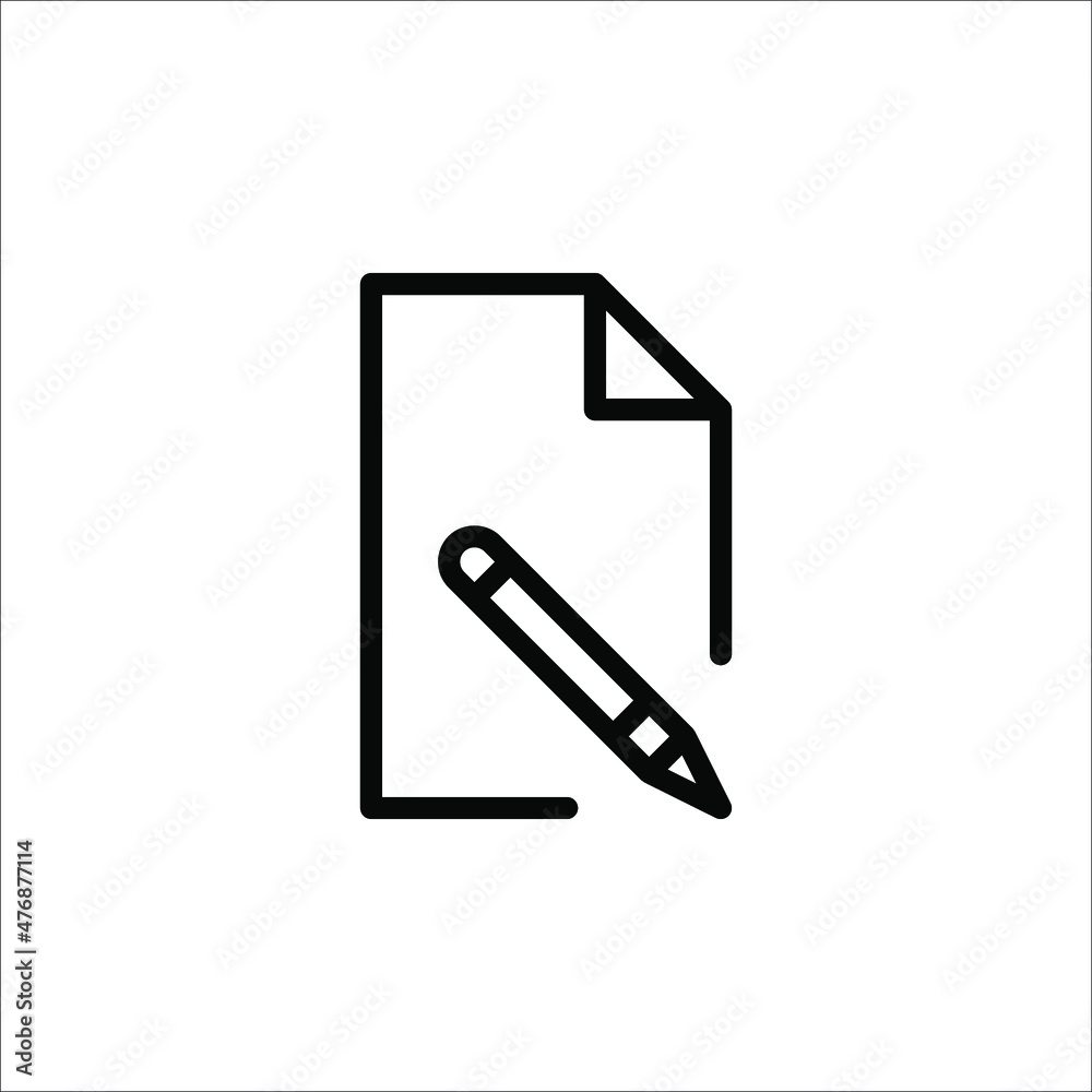 Edit file icon, note, sign up icon vector illustration Edit file icon, note, sign up icon vector illustration