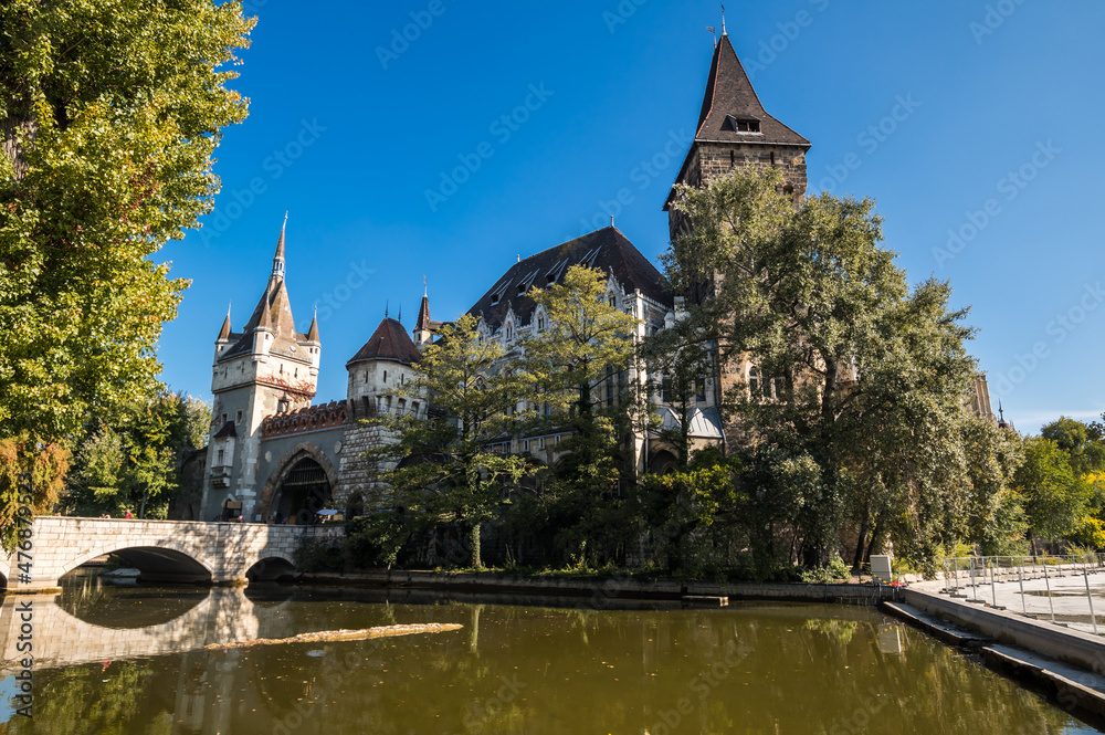 Vajdahunyad Castle in Budapest, Hungary