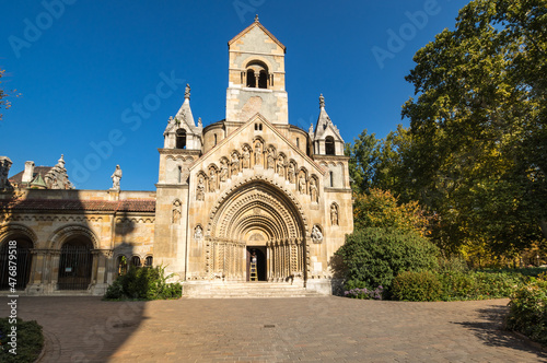 Chapel in Vajdahunyad Castle in Budapest, Hungary