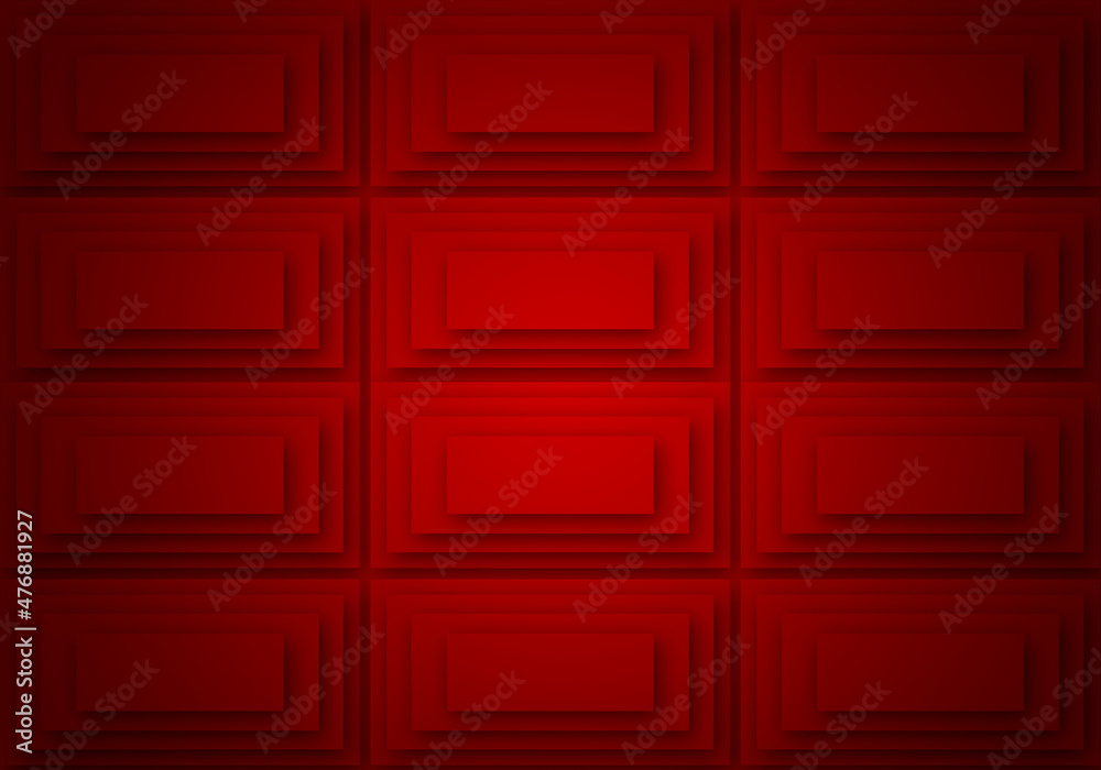 Fondo rojo de pared con rectángulos superpuestos. Fondo rojo de pared con rectángulos superpuestos.