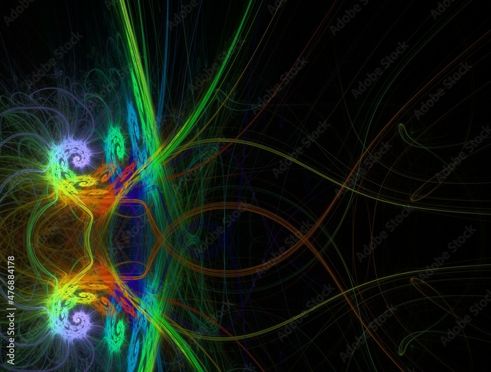 Fototapeta premium Imaginatory fractal abstract background Image