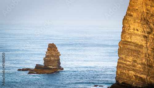 rough cliffs along the vicentina coast photo