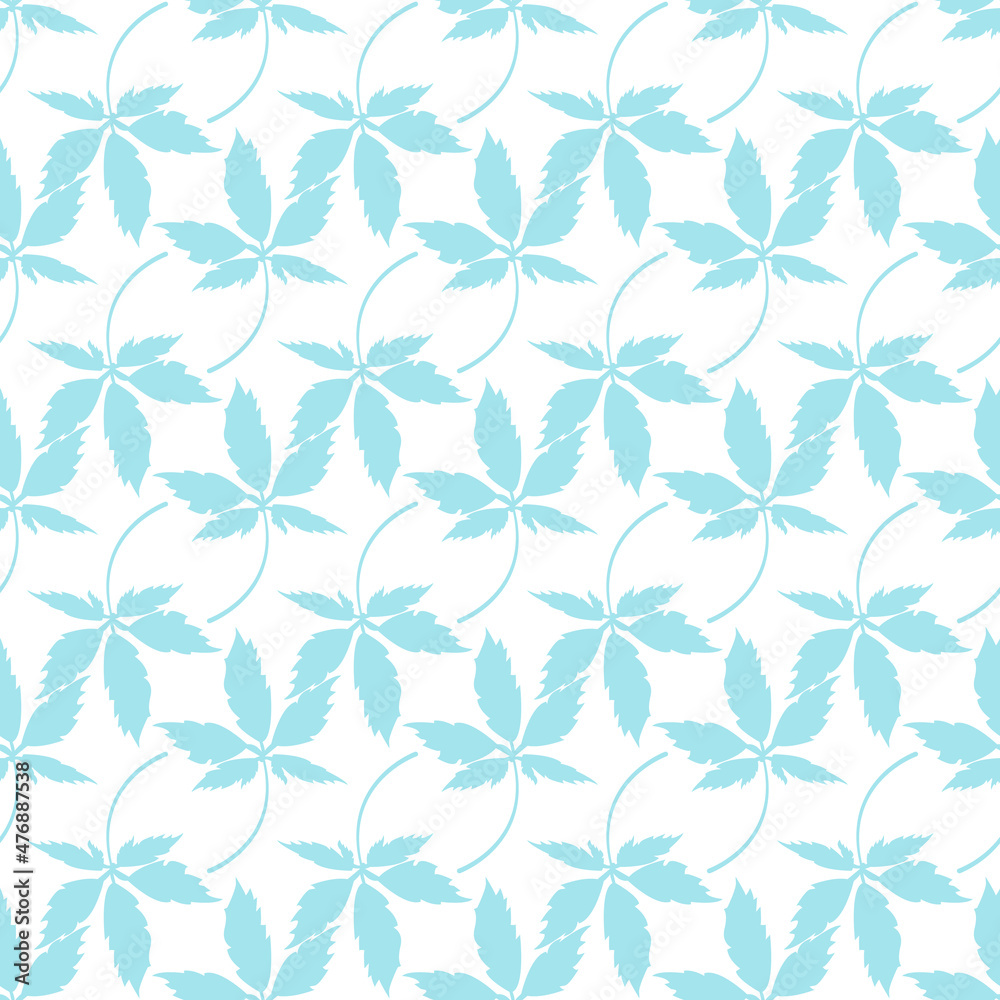 geometric seamless pattern floral with abstract leaves geometric seamless pattern floral with abstract leaves