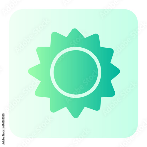sun gradient icon