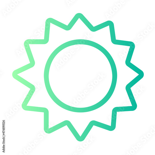 sun gradient icon