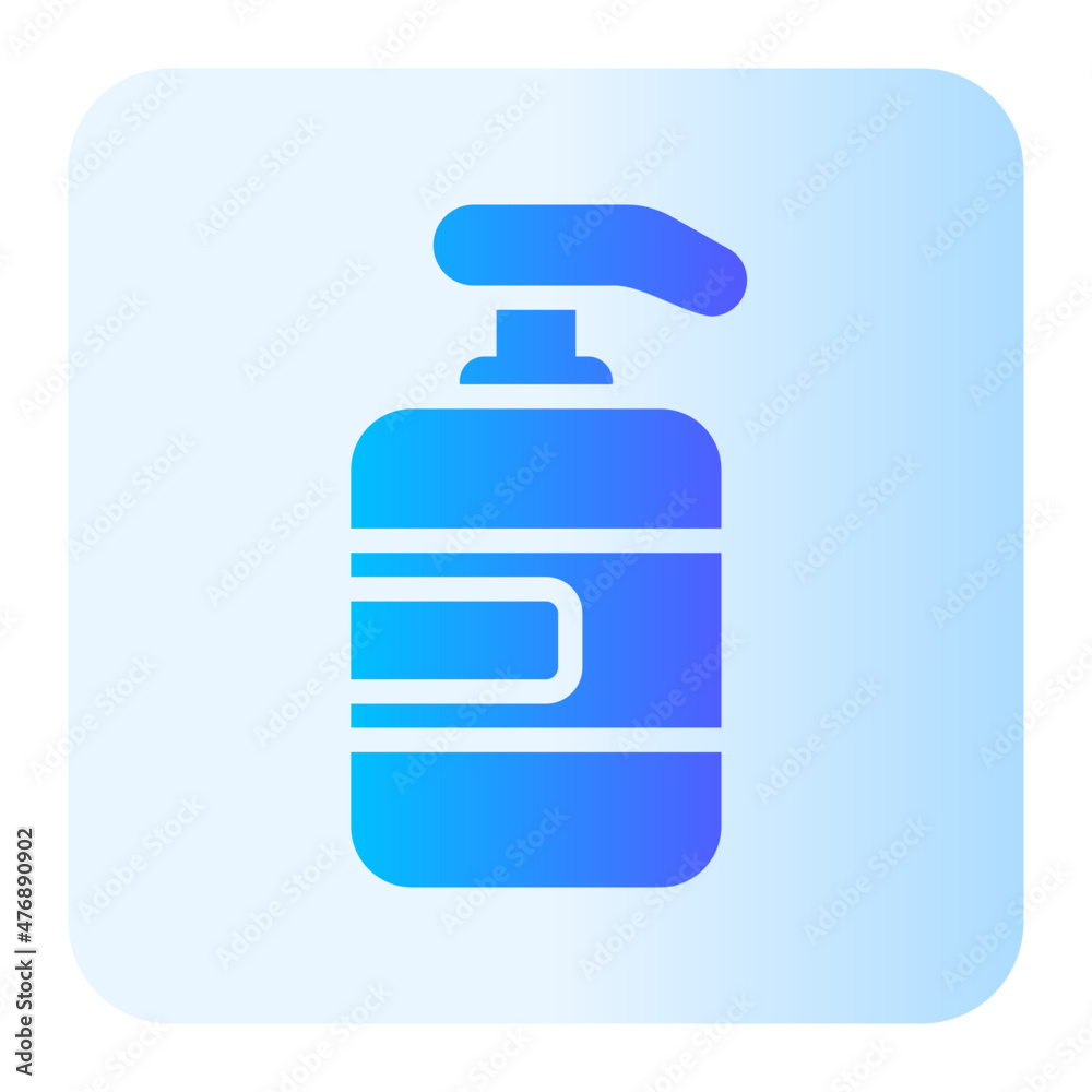 shampoo gradient icon shampoo gradient icon