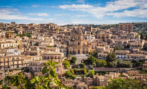 Wonderful View of Modica City Centre, Ragusa, Sicily, Italy, Europe, World Heritage Site