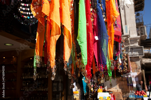 Textures in the markets of the city of Jerusalem Israel  © yeshaya