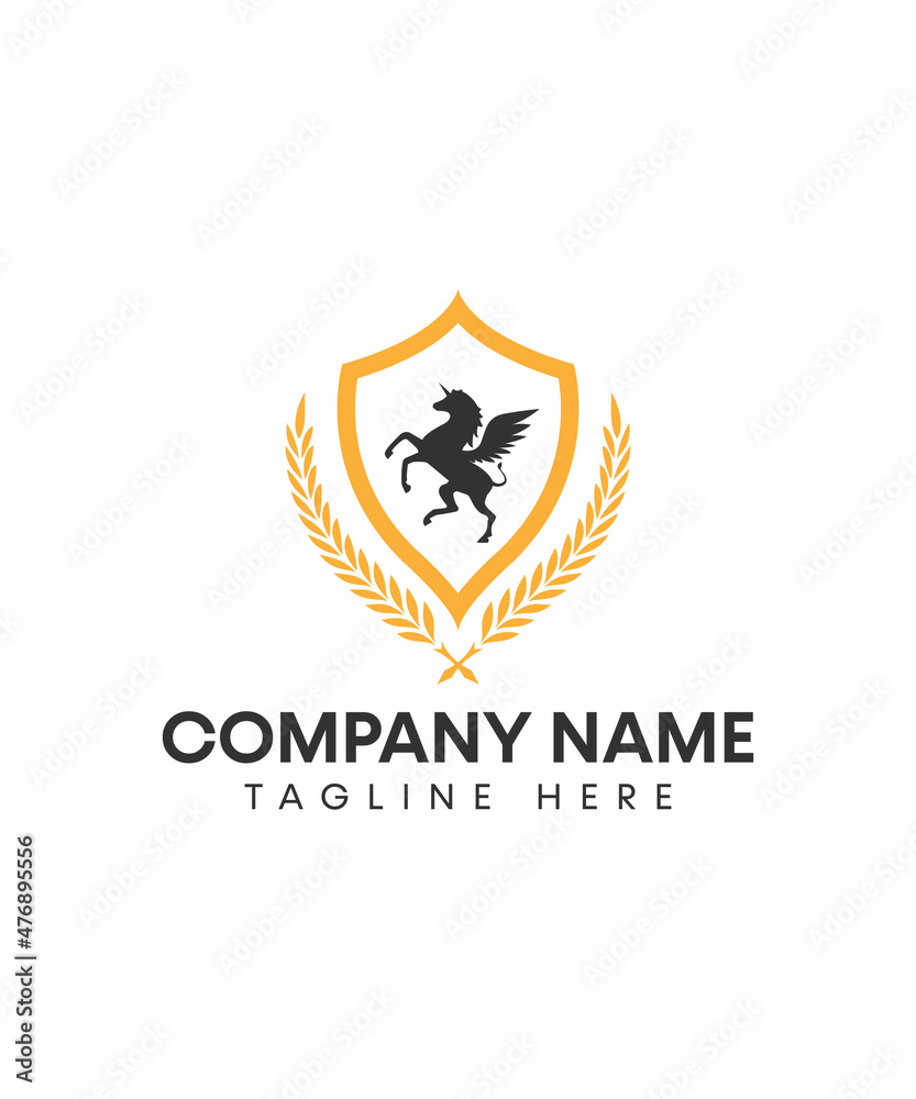 Pegasus Logo Template