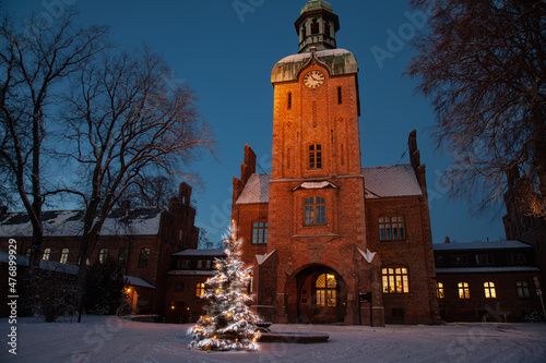 Photography Hospital at chrismas time, Gaustad, Oslo, Norway