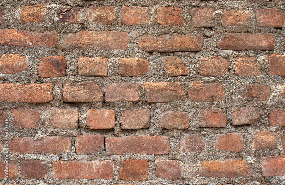 Old brick wall with red brick Background of brick wall texture red stone wall pattern. Old brick wall with red brick Background of brick wall texture red stone wall pattern.