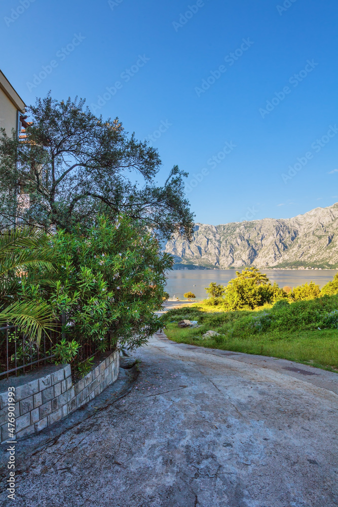 Nice mountain and sea view