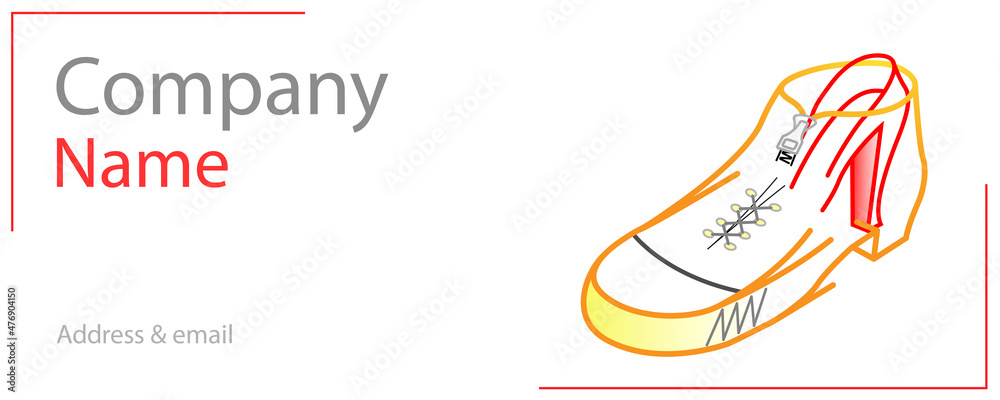 Obraz premium Background shoes business