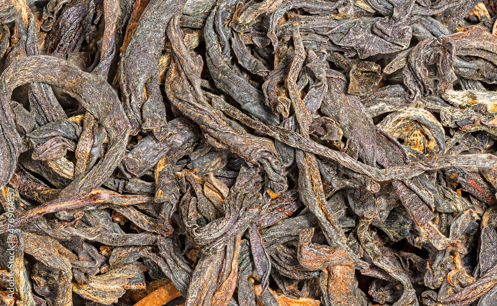 Chinese classic red tea, super macro photo Chinese classic red tea, super macro photo