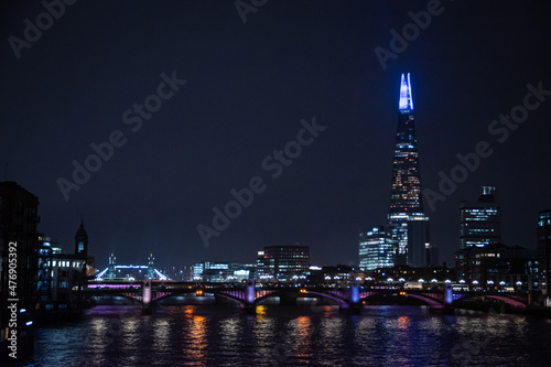Canvas Print Tower Bridge and The Shard