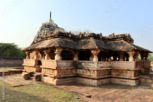 A Hindu Temple at Torgal Killa, Ramdurg, Karnataka, India. photo