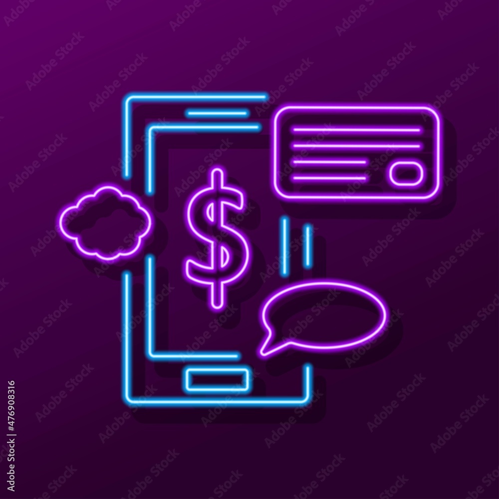 marketing phone icon neon sign, modern glowing banner design, colorful modern design trends. Vector illustration. marketing phone icon neon sign, modern glowing banner design, colorful modern design trends. Vector illustration.