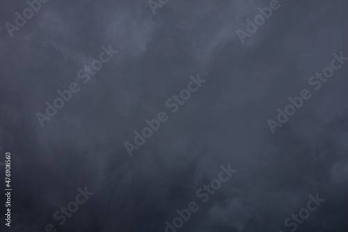 dark clouds in a gloomy sky