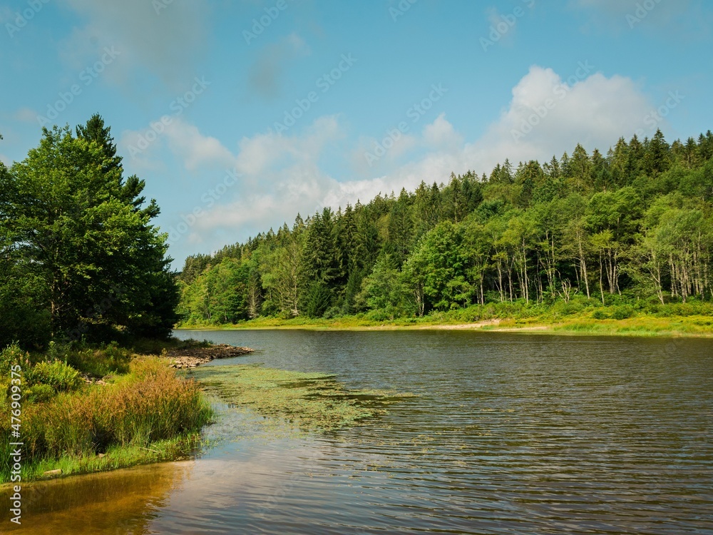 Pendleton Lake, at Blackwater Falls State Park in Davis, West Virginia Pendleton Lake, at Blackwater Falls State Park in Davis, West Virginia
