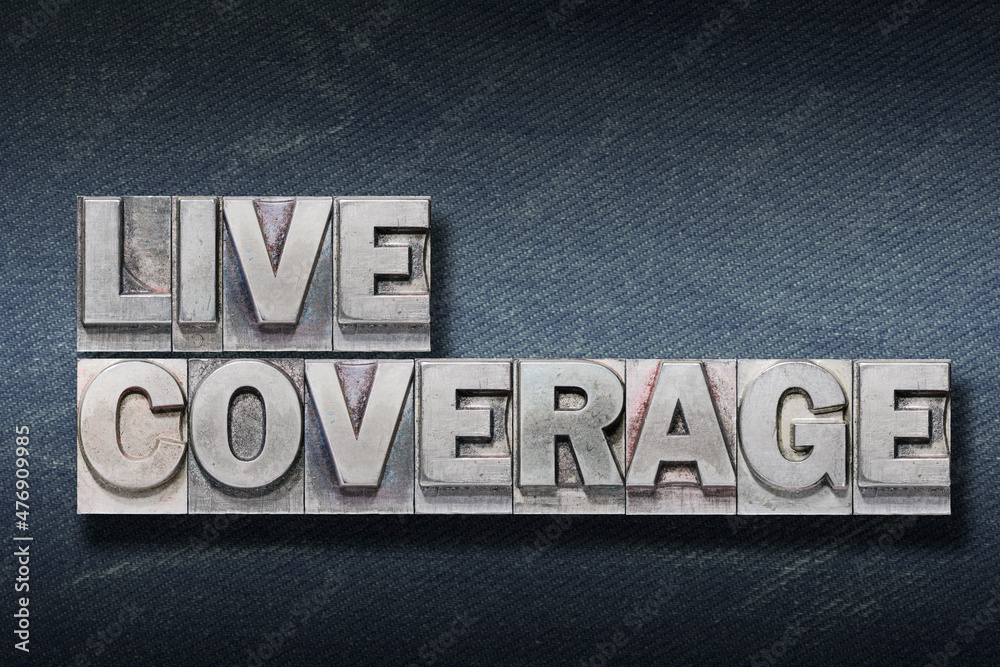 Naklejka premium live coverage den