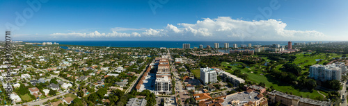 Aerial panorama Boca Raton FL © Felix Mizioznikov