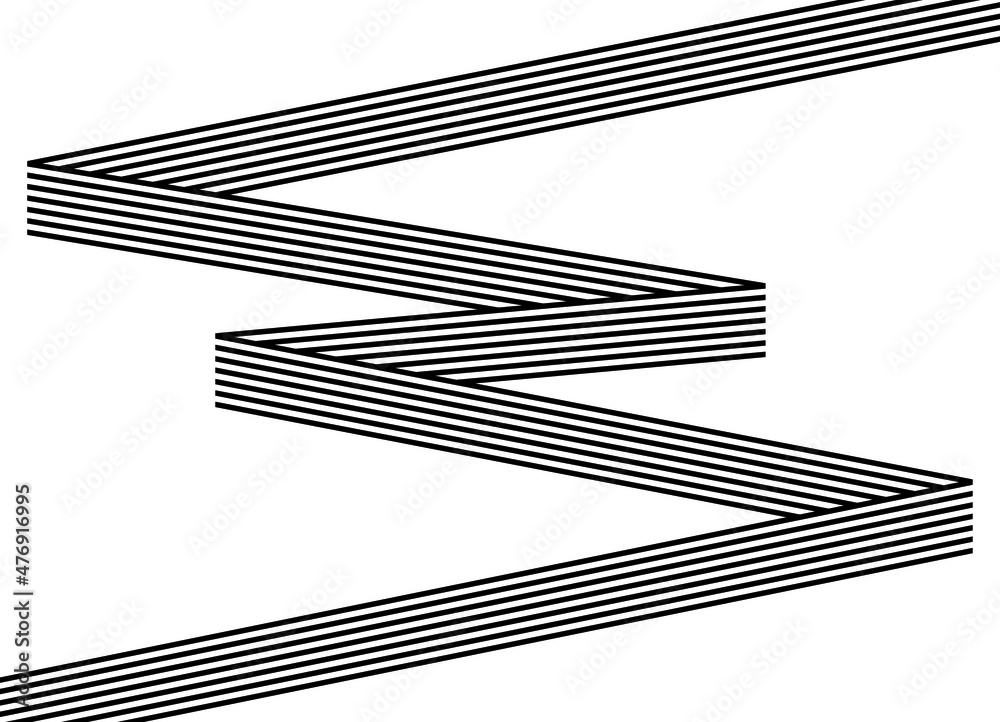 Modern striped vector pattern of broken parallel black lines on a white background. Universal vector illustration Modern striped vector pattern of broken parallel black lines on a white background. Universal vector illustration