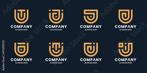 creative letter J logo monogram collections